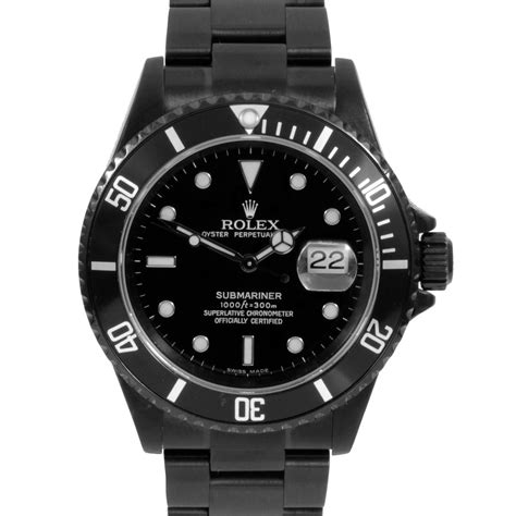 black steel rolex